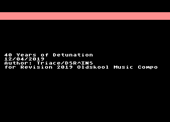 40 Years of Detunation