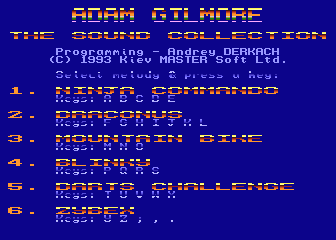 Adam Gilmore - The Sound Collection