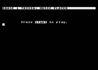 Dbase 1 Trivia Music Player