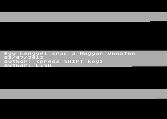 Egy Lengyel srac a Magyar vonaton