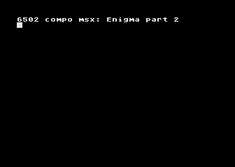 Enigma Part 2