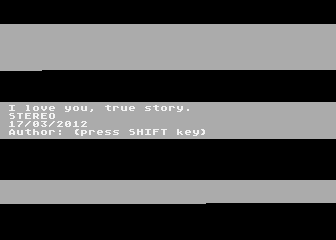 I Love You, True Story