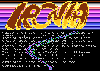 Ironia 2k17 Invitation