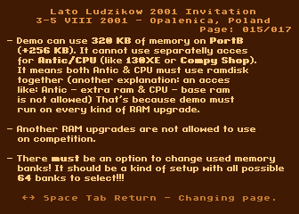 Lato Ludzikow 2001 Invitation