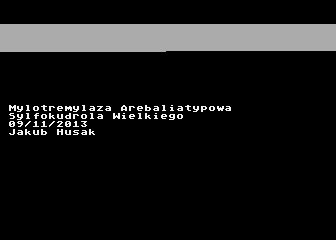Mylotremylaza Arebaliatypowa Sylfokudrola Wielkiego
