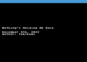 Nothing's Holding Me Back