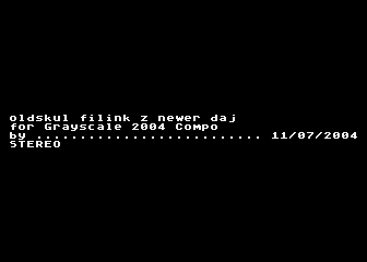 Oldskul filink z newer daj