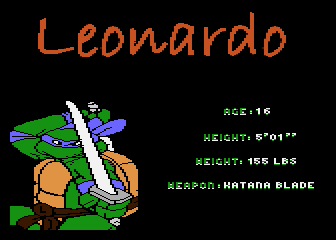Teenage Mutant Ninja - Leonardo