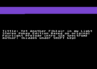 Yet Another F(h)air in my Light