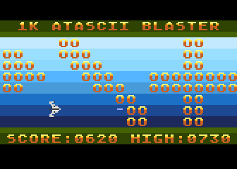 1k Atascii Blaster