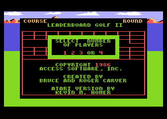Leaderboard Golf II