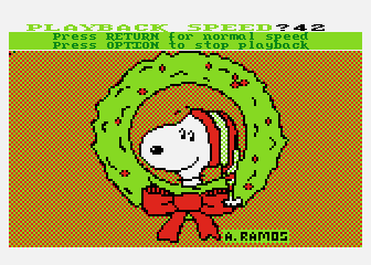 A 130XE Digital Christmas Card