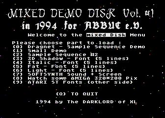 Mixed Demo Disk Vol. #1
