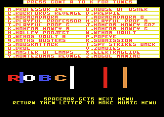 Rob.C Zounds Amazing Menu