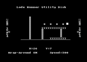 Lode Runner Utility Disk
