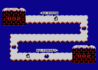 Pingwinek idzie do szkoly