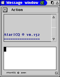 Message window