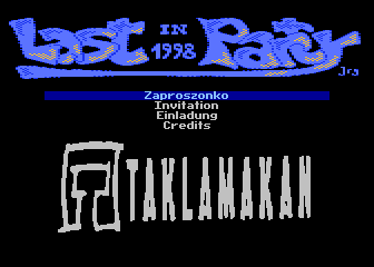 Last Party '98 Invitation