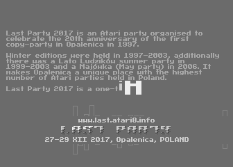 Last Party 2017 Invitro