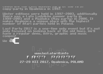 Last Party 2017 Invitro