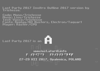 Last Party 2017 Invitro