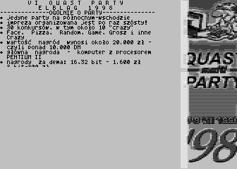 QuaST Party 98 Invitation