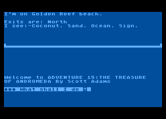 Adventure 15: The Treasure of Andromeda