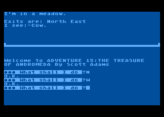 Adventure 15: The Treasure of Andromeda