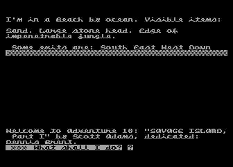 Adventure 10: Savage Island: Part 1
