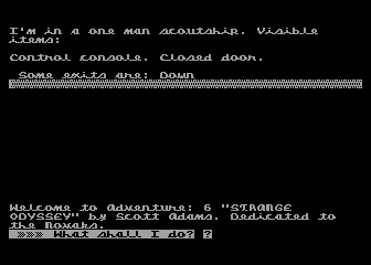 Adventure 6: Strange Odyssey