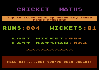Cricket Maths