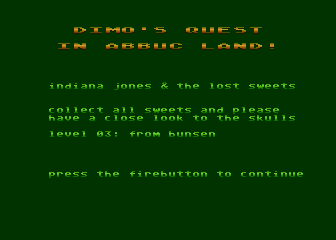 Dimo's Quest in ABBUC Land