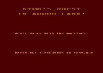 Dimo's Quest in ABBUC Land