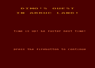 Dimo's Quest in ABBUC Land