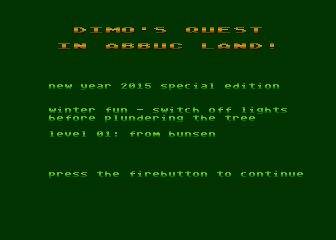 Dimo's Quest in ABBUC Land! - New Year 2015 S