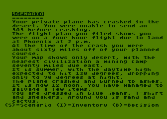 Desert Survival Test