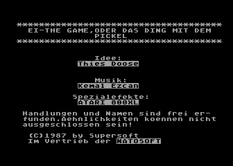 EI - The Game Oder Das Ding Mit Dem Pickel
