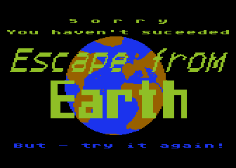 Escape from Earth