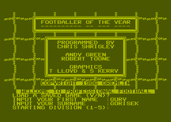 Footballer of the Year