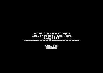 QuaST '98 Real-time Text