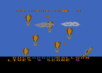 Duck, Arrow, Balloon