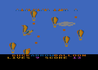 Duck, Arrow, Balloon