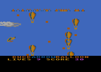 Duck, Arrow, Balloon
