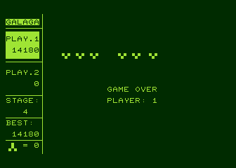 Galaga PET