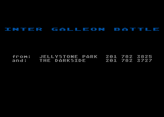 Inter Galleon Battle